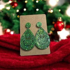 grinch earrings